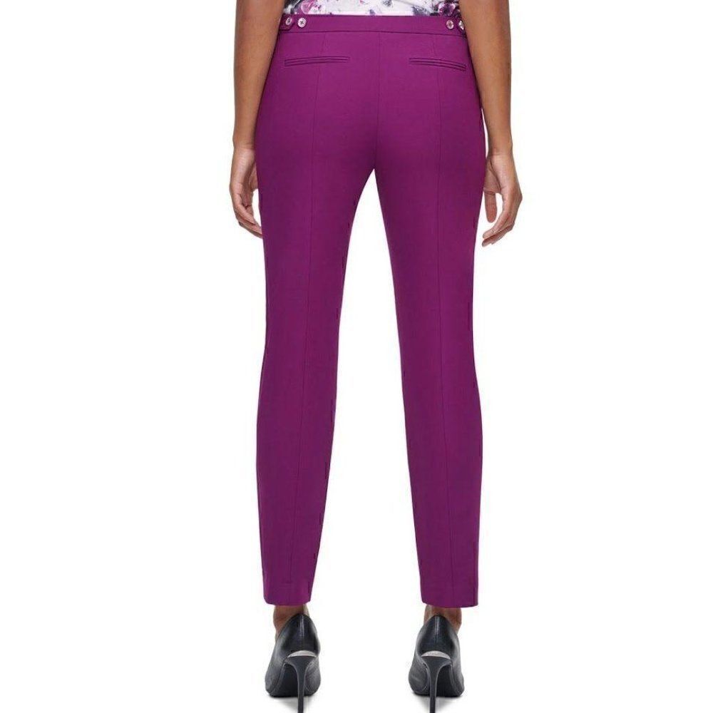 Calvin‎ Klein Skinny Ankle Pants 2 Petite XS Purple - Picture 10 of 11